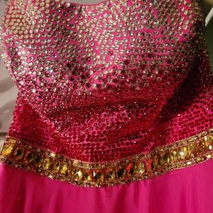 Hot pink Sherri hill prom dress size 6